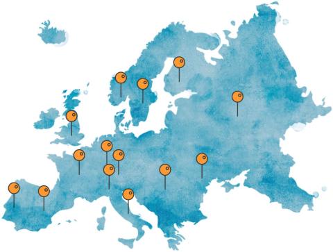 EBVS organisation map